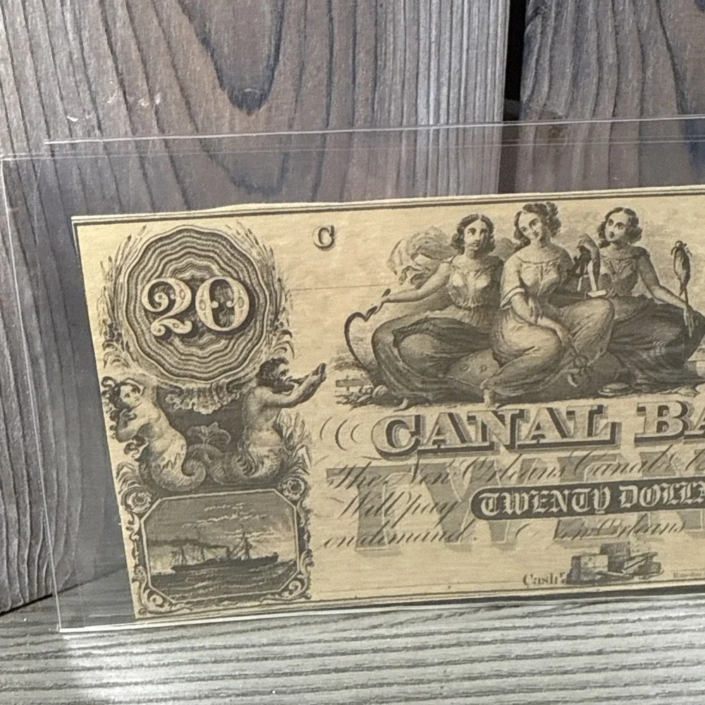 United States 20‎ Dollars Nouvelle Orléans Double Couleur Canal Bank